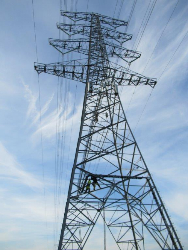 Werken in een antenne.